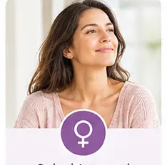 Mujer representando el Programa de Salud Femenina del Sistema Clínico Integrativo RABEN para acompañar el bienestar físico, hormonal y emocional de la mujer.