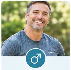 Hombre representando el Programa de Salud Masculina del Sistema Clínico Integrativo RABEN para recuperar su bienestar, vitalidad y calidad de vida mediante un acompañamiento personalizado.